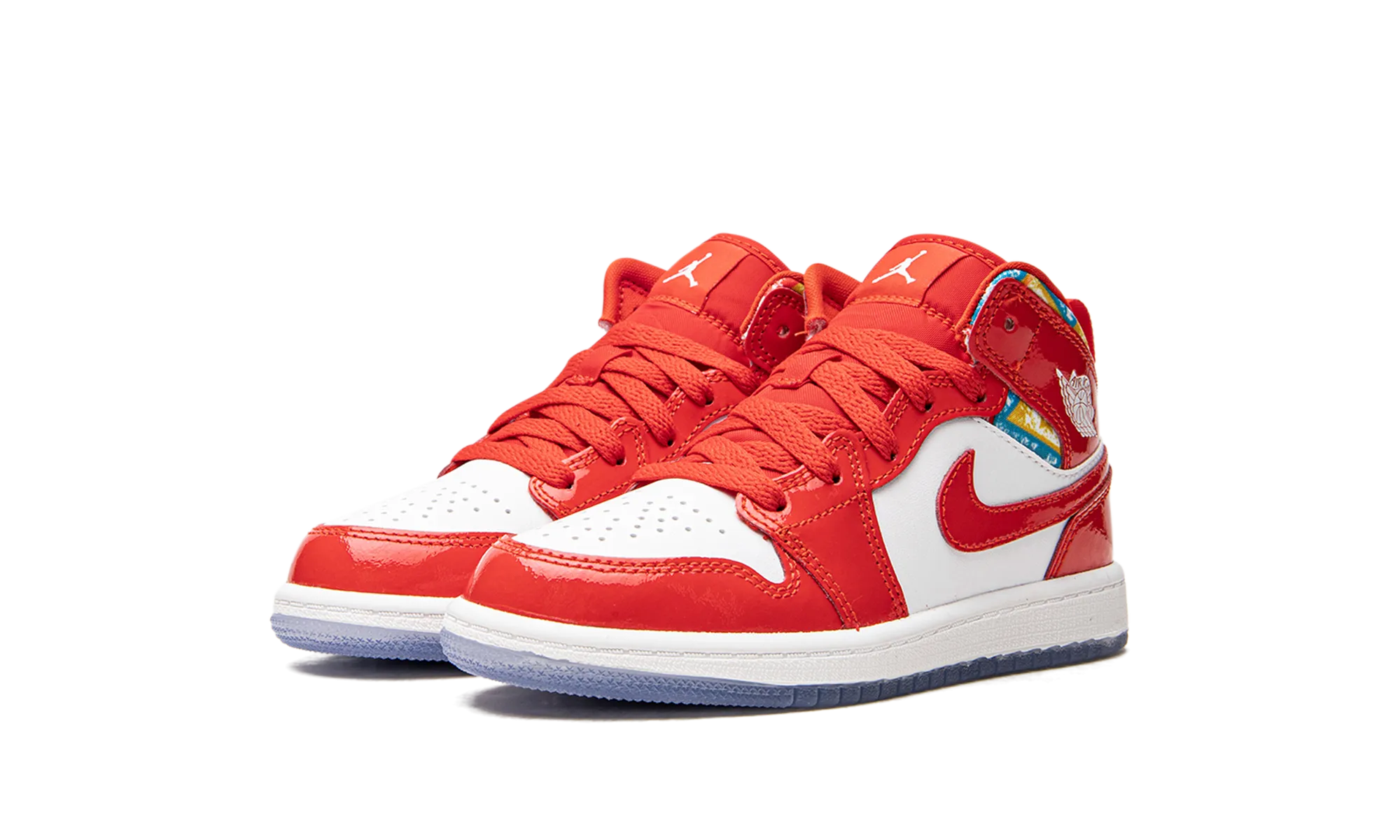 Jordan 1 Mid SE PS "Barcelona Sweater" jordan preschool kids shoes