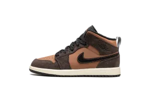 Jordan 1 MID SE PS "Dark Chocolate" Jordan Pre School shoes