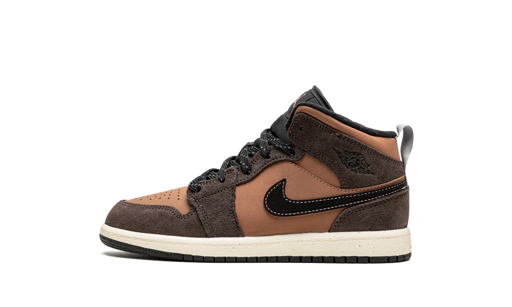 Jordan 1 MID SE PS "Dark Chocolate" jordan preschool kids shoes