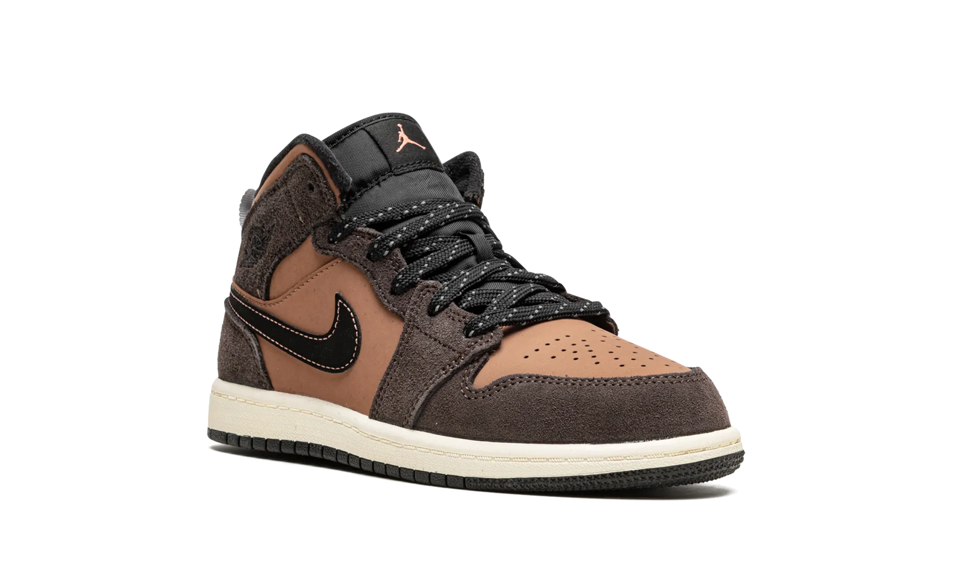 Jordan 1 MID SE PS "Dark Chocolate" jordan preschool kids shoes