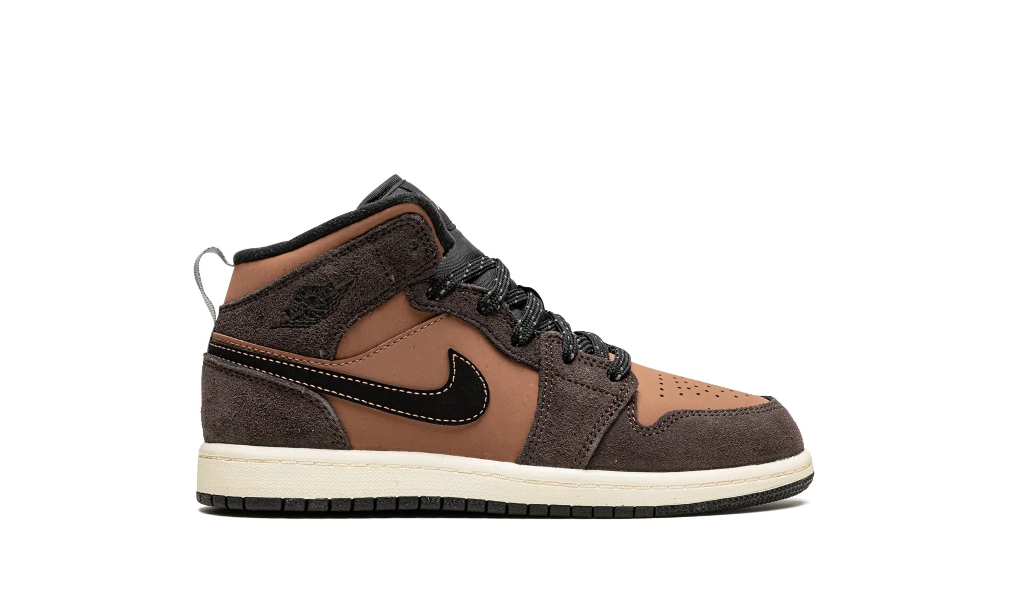 Jordan 1 MID SE PS "Dark Chocolate" jordan preschool kids shoes