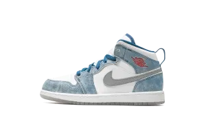 Jordan 1 Mid SE PS "French Blue" Jordan Pre School shoes