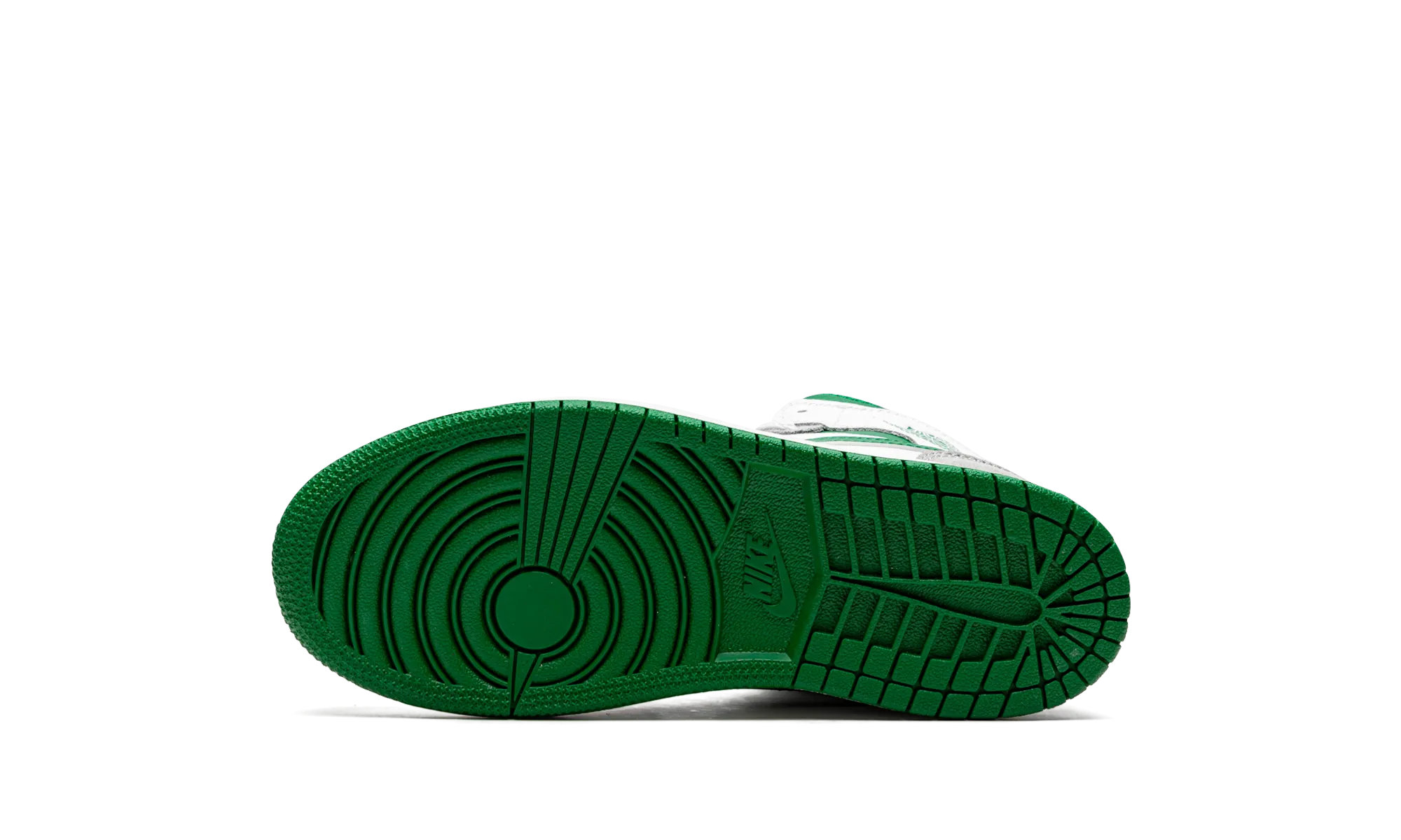 Jordan 1 Mid SE PS "Grey / Green" jordan preschool kids shoes