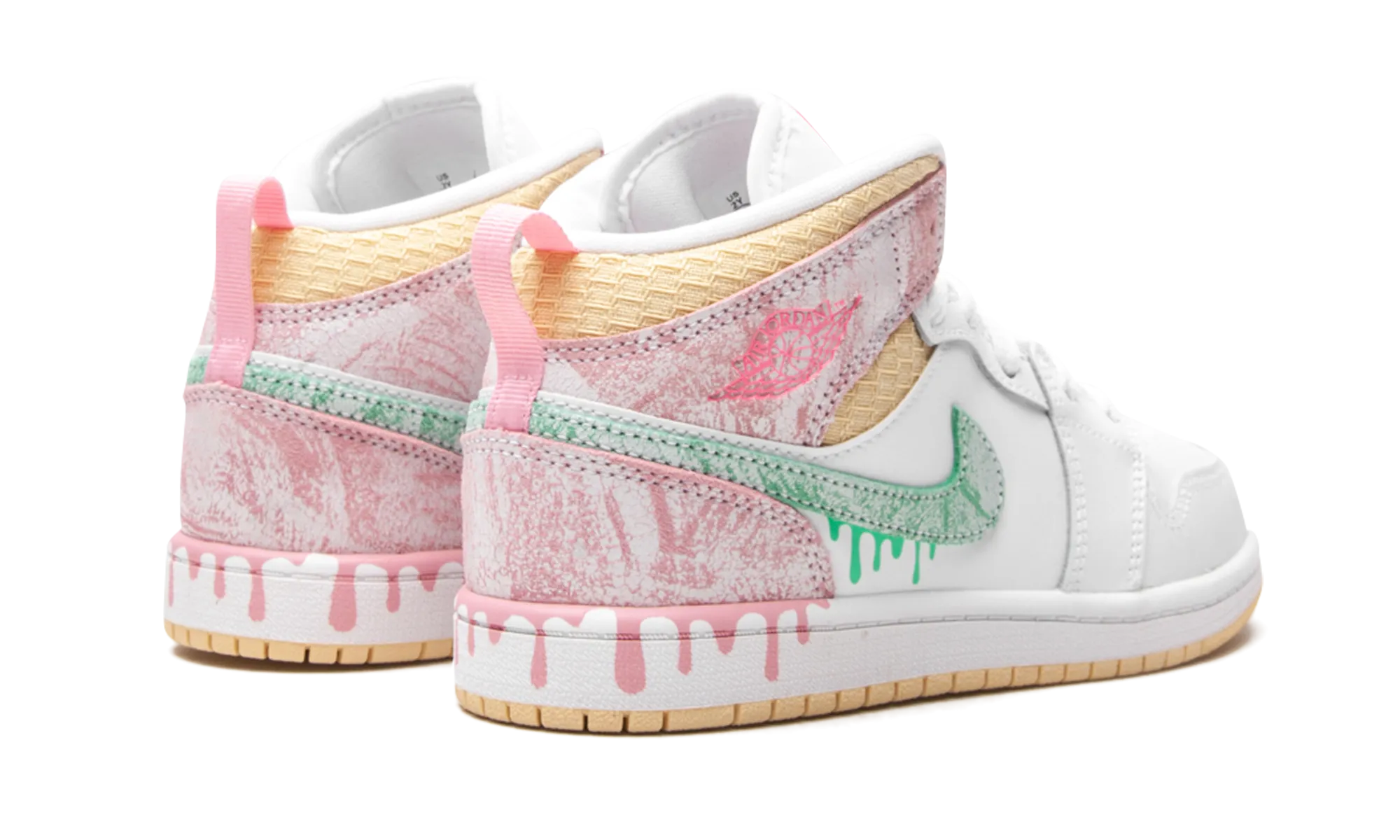 Jordan 1 Mid SE PS "Ice Cream" jordan preschool kids shoes