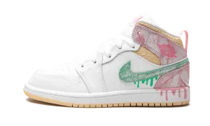 Jordan 1 Mid SE PS "Ice Cream" Jordan Pre School shoes