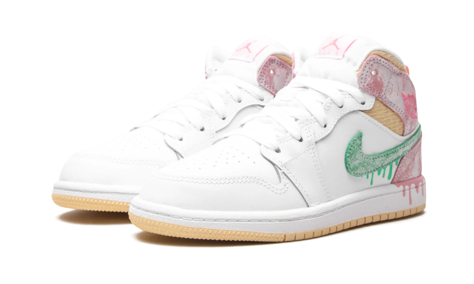 Jordan 1 Mid SE PS "Ice Cream" jordan preschool kids shoes