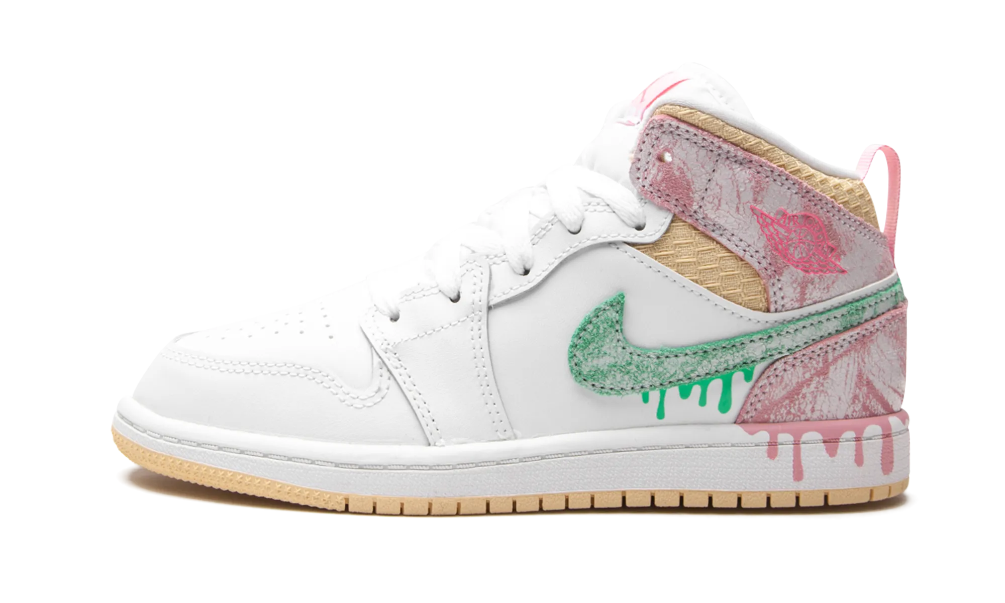 Jordan 1 Mid SE PS "Ice Cream" jordan preschool kids shoes