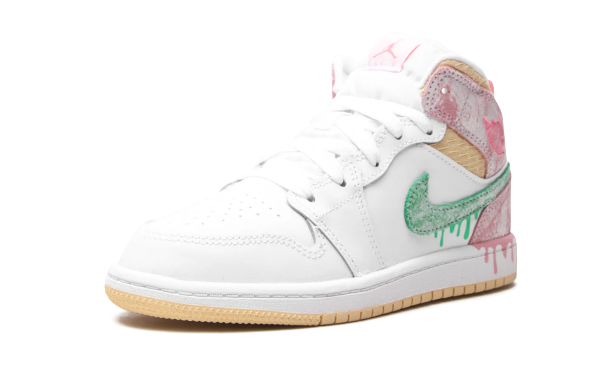 Jordan 1 Mid SE PS "Ice Cream" jordan preschool kids shoes