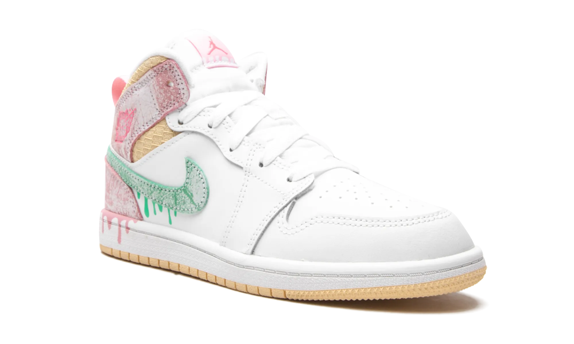 Jordan 1 Mid SE PS "Ice Cream" jordan preschool kids shoes