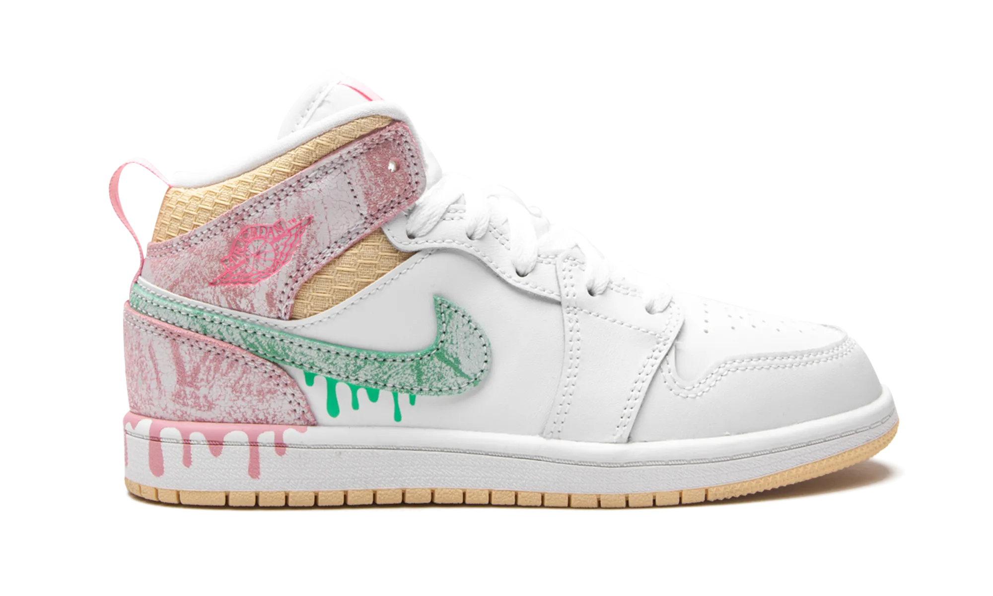 Jordan 1 Mid SE PS "Ice Cream" jordan preschool kids shoes