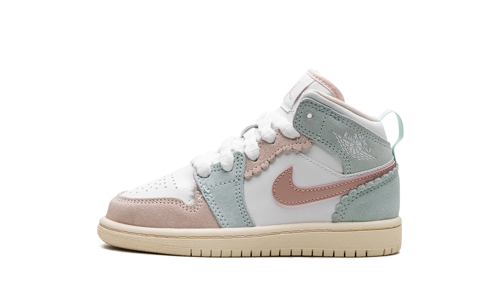 Jordan 1 Mid SE PS "Jade Ice" Jordan Pre School shoes