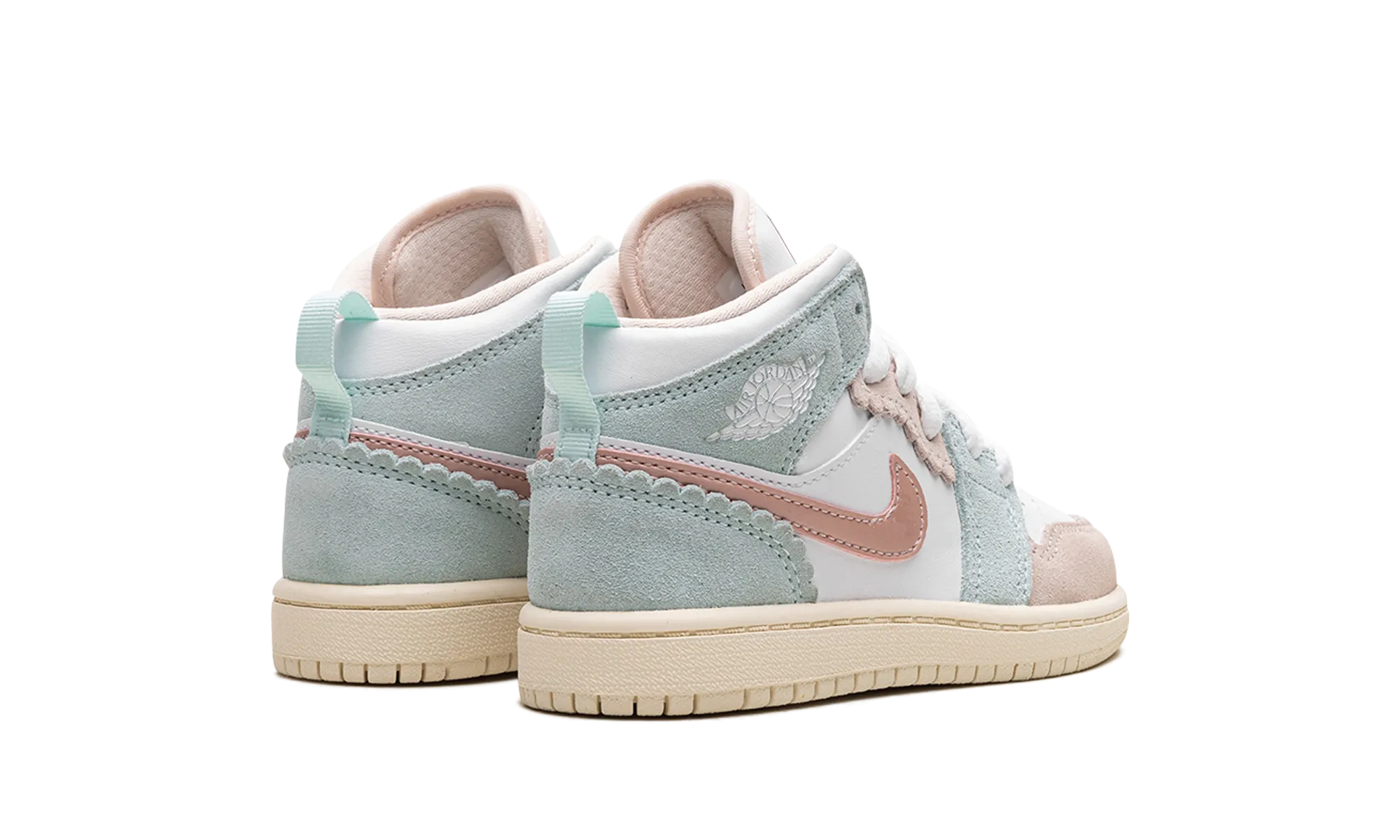Jordan 1 Mid SE PS "Jade Ice" jordan preschool kids shoes