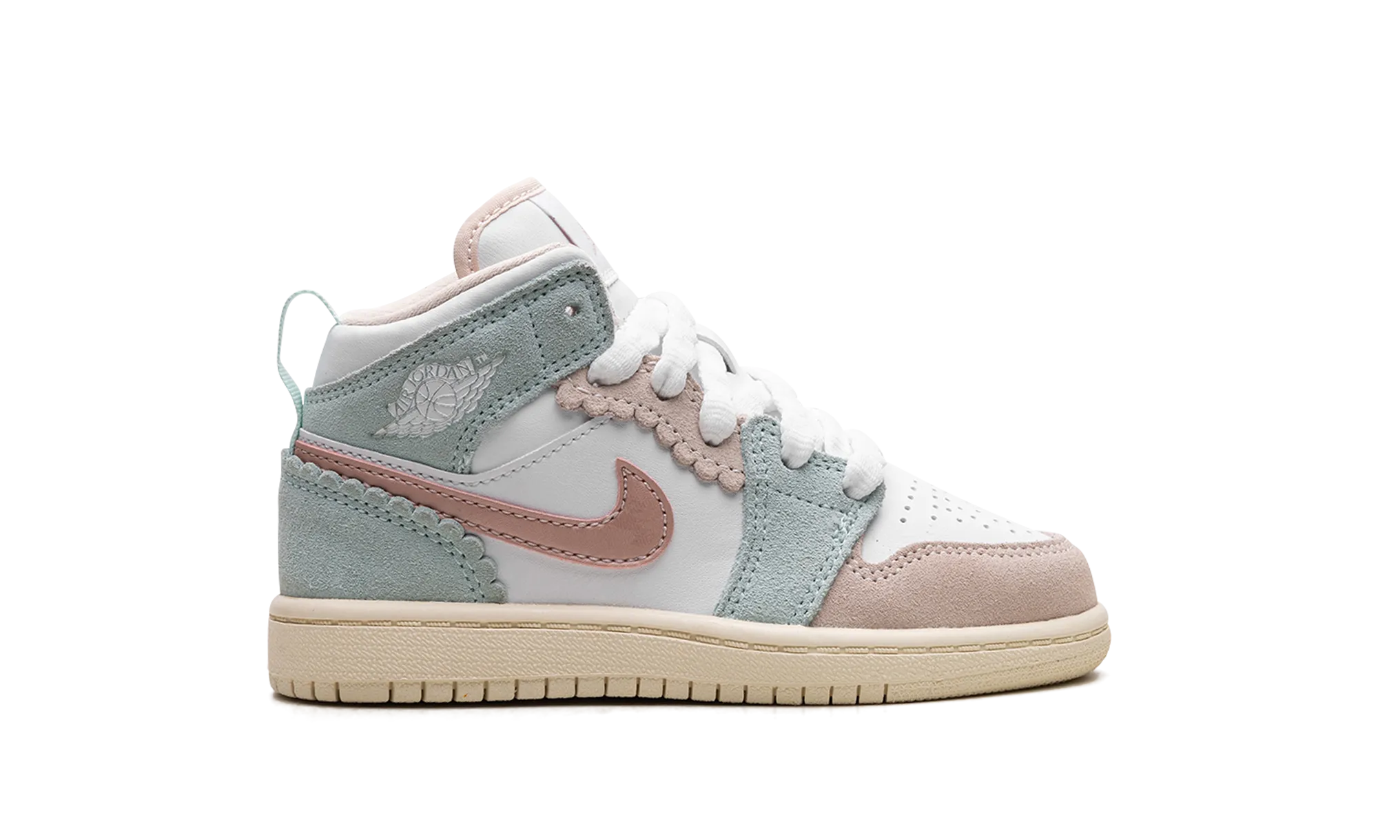 Jordan 1 Mid SE PS "Jade Ice" jordan preschool kids shoes