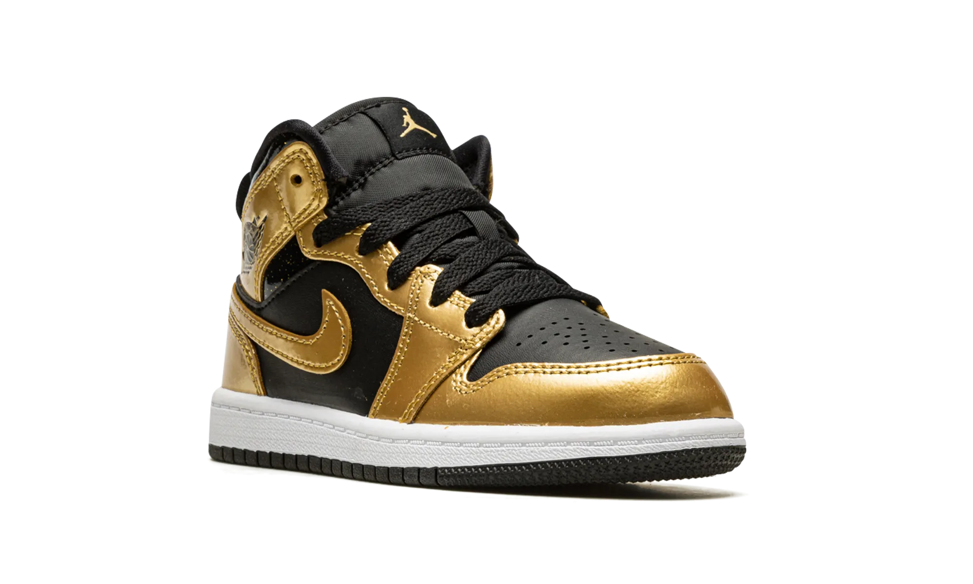 Jordan 1 Mid SE PS "Metallic Gold" jordan preschool kids shoes