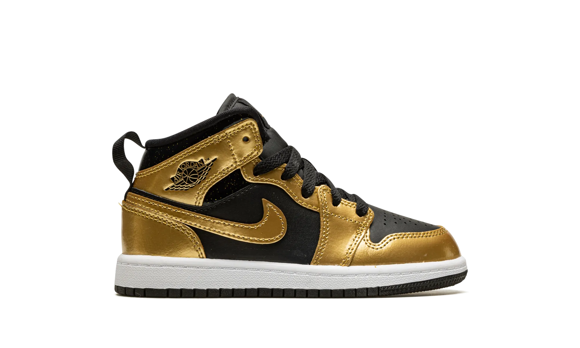 Jordan 1 Mid SE PS "Metallic Gold" jordan preschool kids shoes