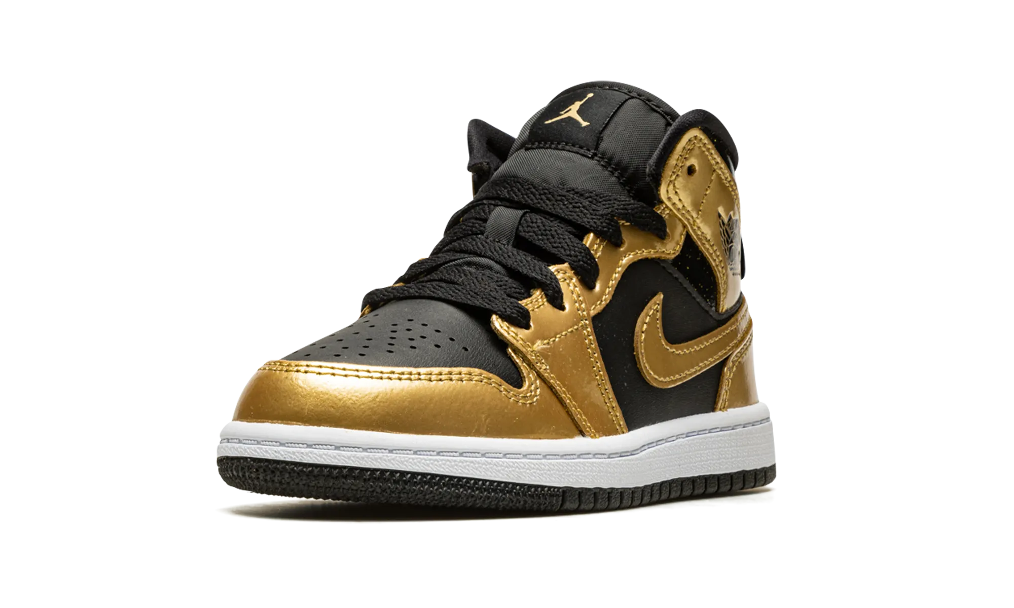 Jordan 1 Mid SE PS "Metallic Gold" jordan preschool kids shoes
