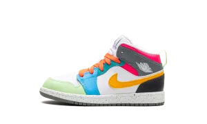 Jordan 1 Mid SE PS "Multi Color" Jordan Pre School shoes
