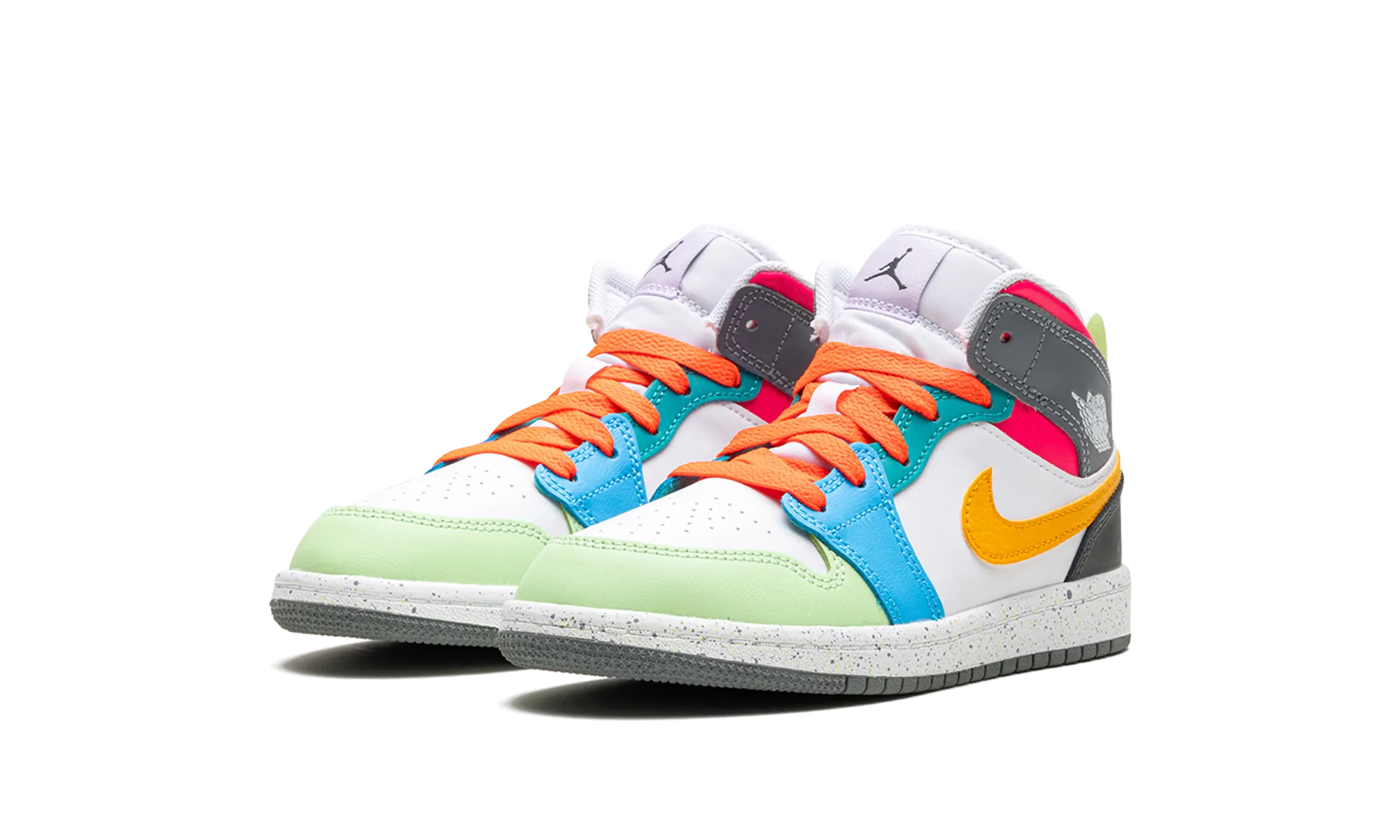 Jordan 1 Mid SE PS "Multi Color" jordan preschool kids shoes