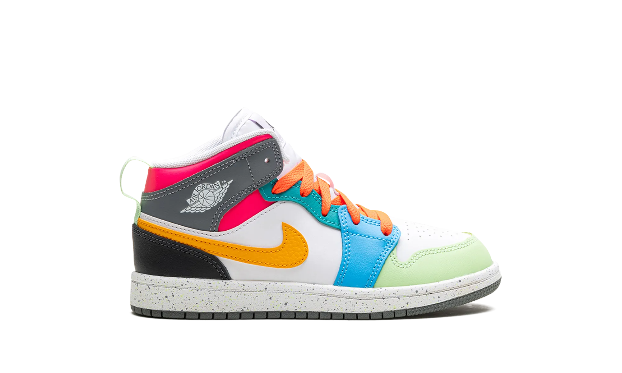 Jordan 1 Mid SE PS "Multi Color" jordan preschool kids shoes