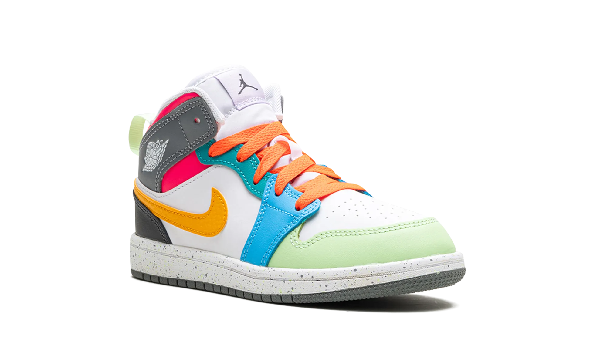 Jordan 1 Mid SE PS "Multi Color" jordan preschool kids shoes