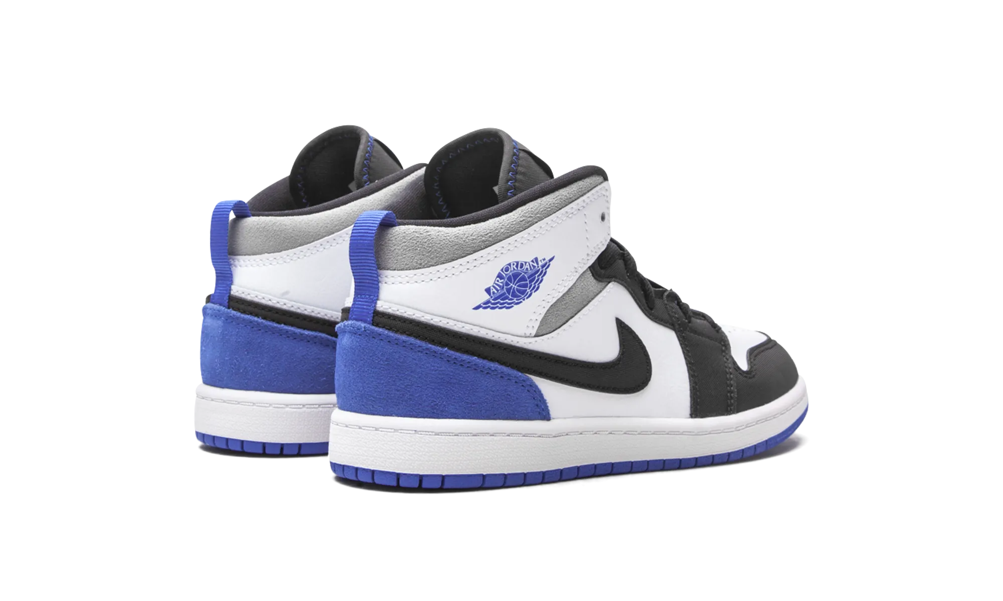 Jordan 1 Mid SE PS "Royal Black Toe" jordan preschool kids shoes