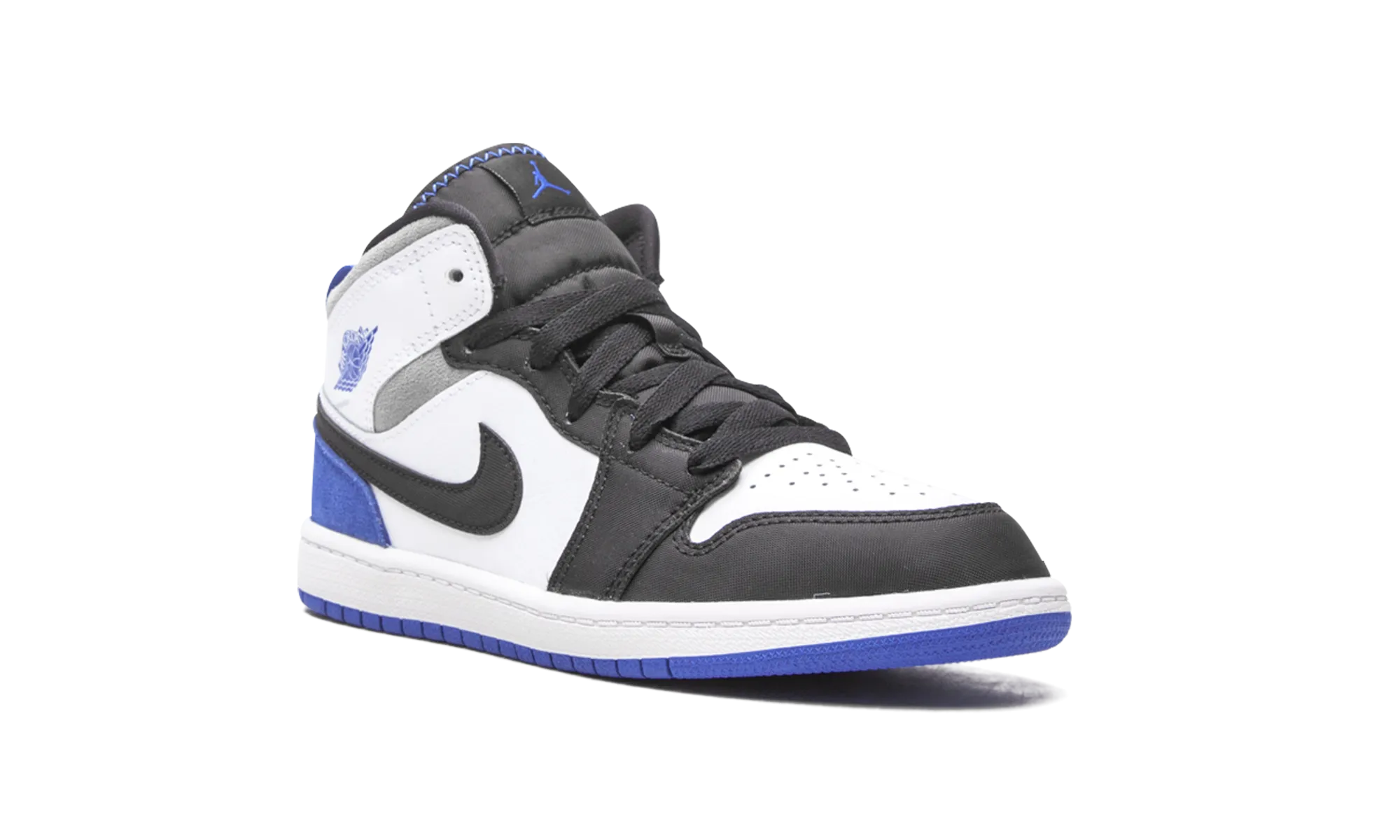 Jordan 1 Mid SE PS "Royal Black Toe" jordan preschool kids shoes