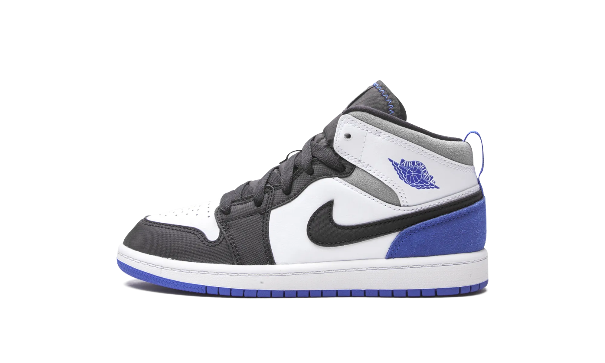 Jordan 1 Mid SE PS "Royal Black Toe" Jordan Pre School shoes
