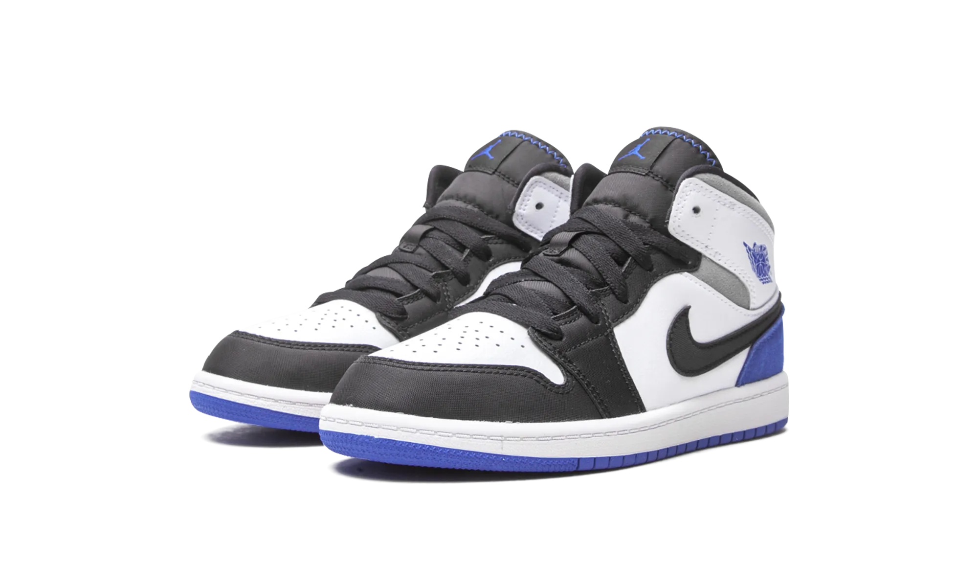 Jordan 1 Mid SE PS "Royal Black Toe" jordan preschool kids shoes
