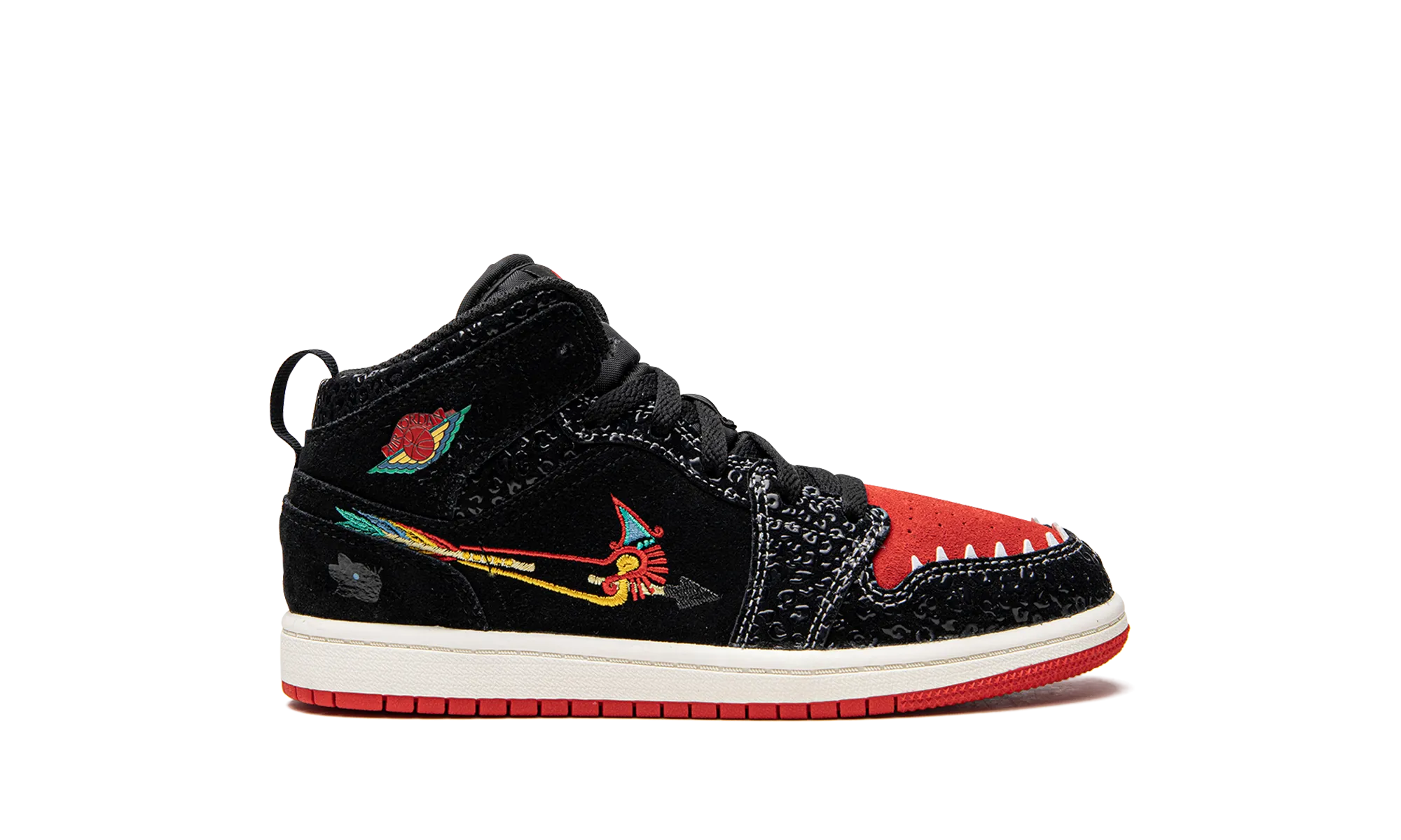 Jordan 1 Mid SE PS "Siempre Familia" jordan preschool kids shoes