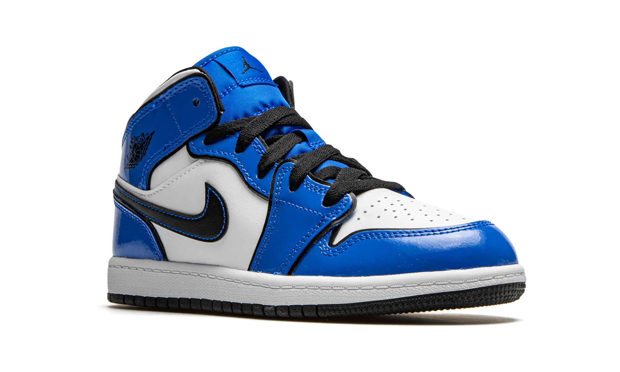 Jordan 1 MID SE PS "Signal Blue" jordan preschool kids shoes