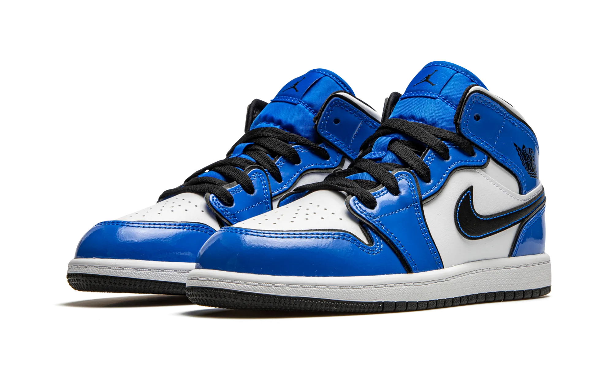 Jordan 1 MID SE PS "Signal Blue" jordan preschool kids shoes