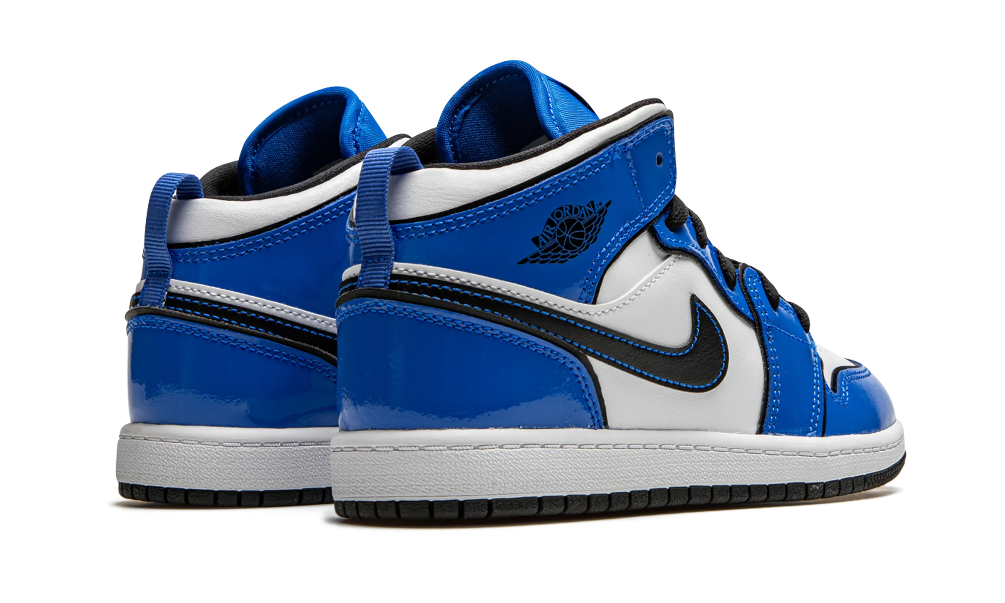 Jordan 1 MID SE PS "Signal Blue" jordan preschool kids shoes
