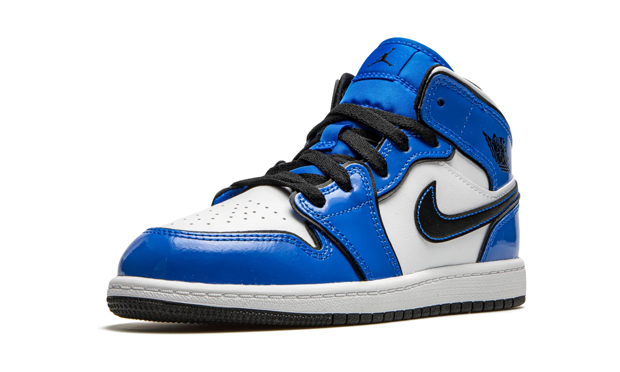 Jordan 1 MID SE PS "Signal Blue" jordan preschool kids shoes