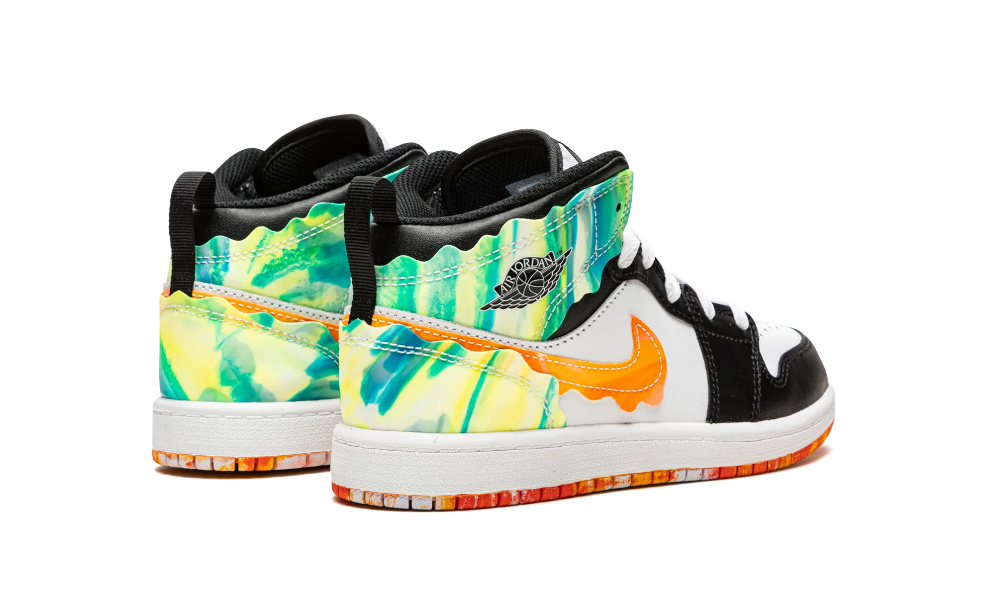 Jordan 1 Mid SE PS "Wavy" jordan preschool kids shoes