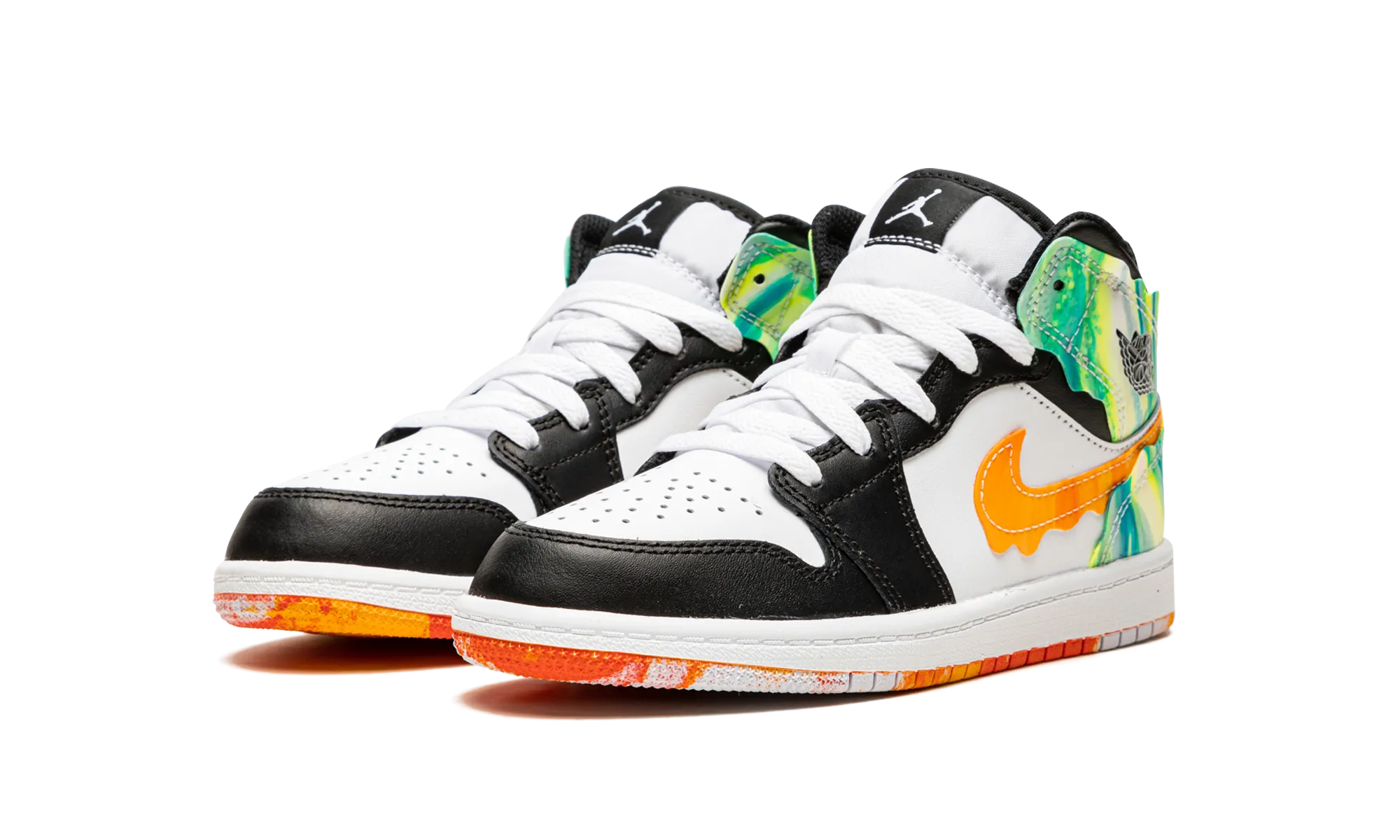 Jordan 1 Mid SE PS "Wavy" jordan preschool kids shoes