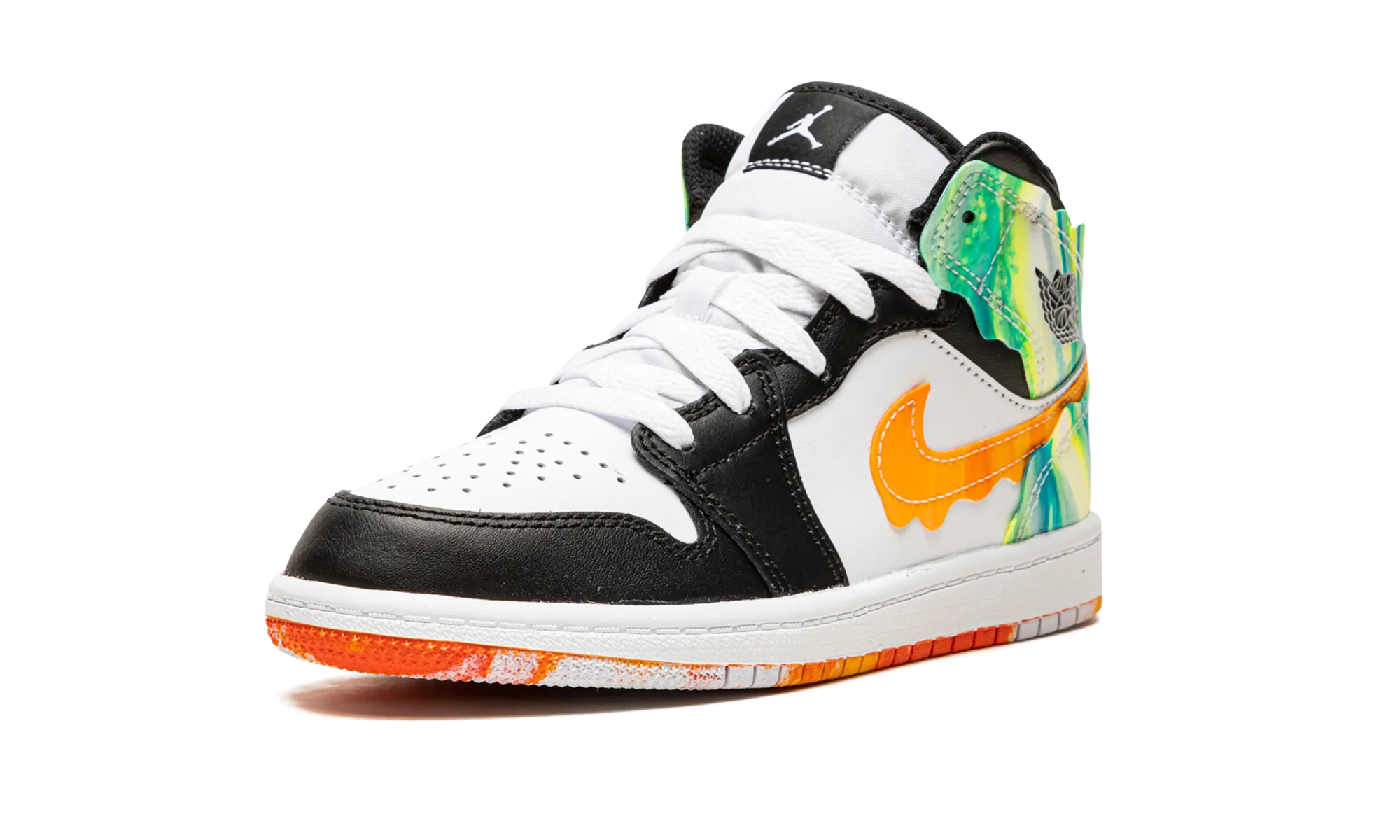 Jordan 1 Mid SE PS "Wavy" jordan preschool kids shoes