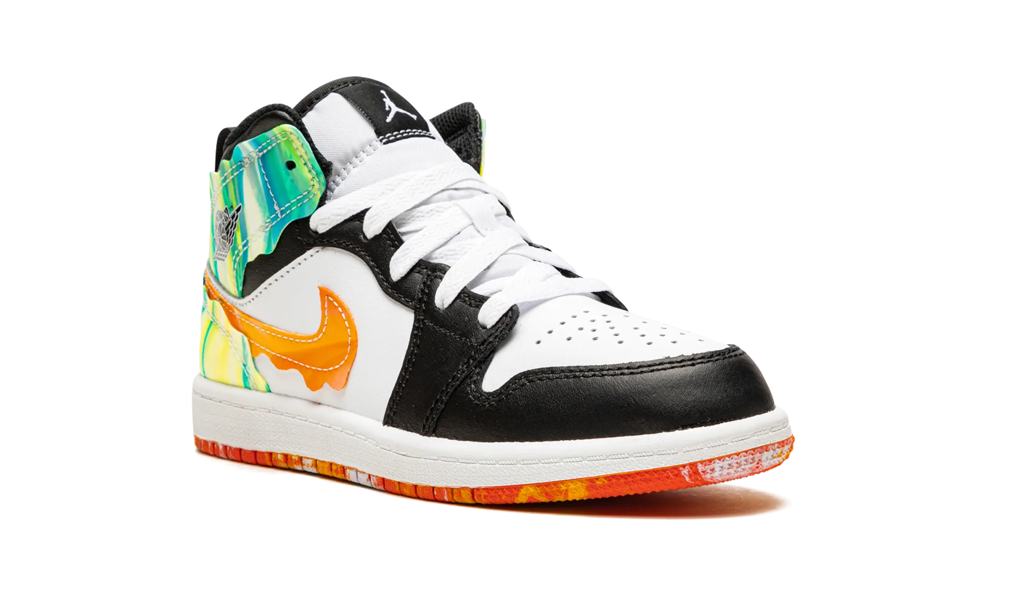Jordan 1 Mid SE PS "Wavy" jordan preschool kids shoes