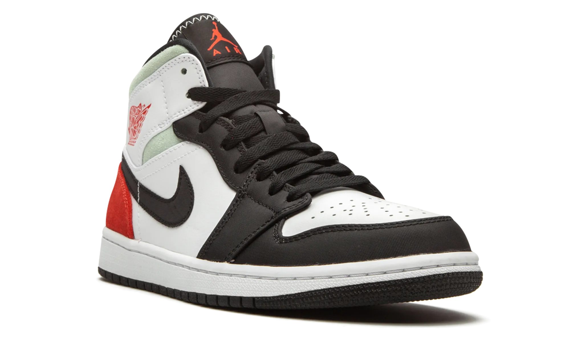 Jordan 1 Mid SE "Red Black Toe" jordan athletic mens shoes