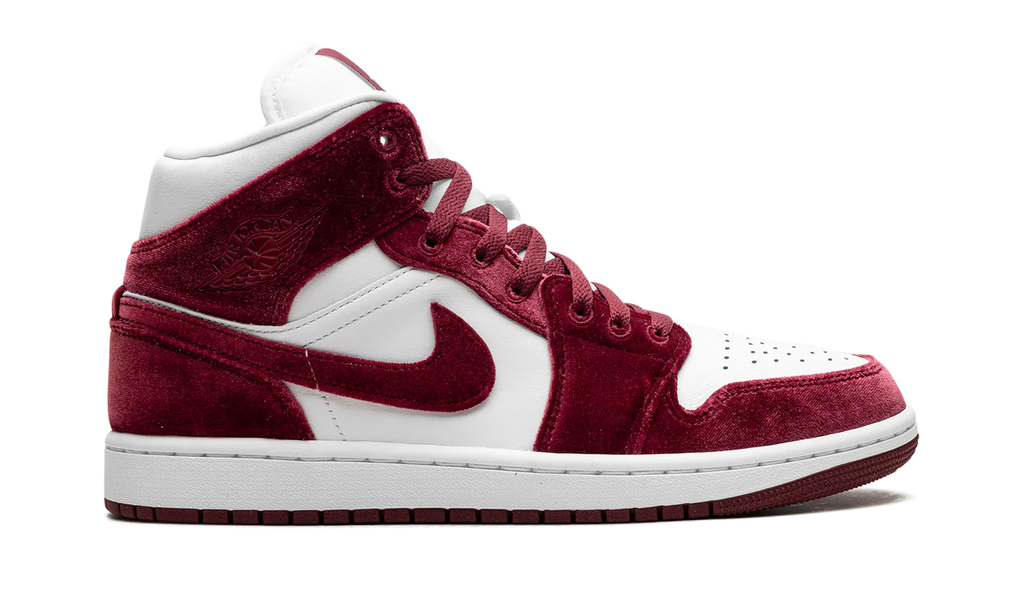JORDAN 1 MID SE WMNS "Red Velvet" jordan classic womens shoes