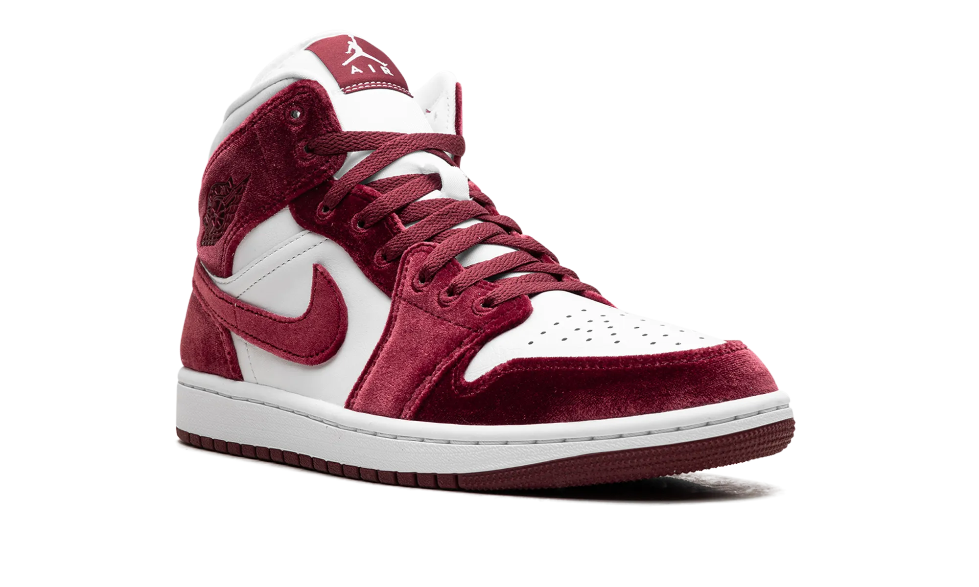 JORDAN 1 MID SE WMNS "Red Velvet" jordan classic womens shoes