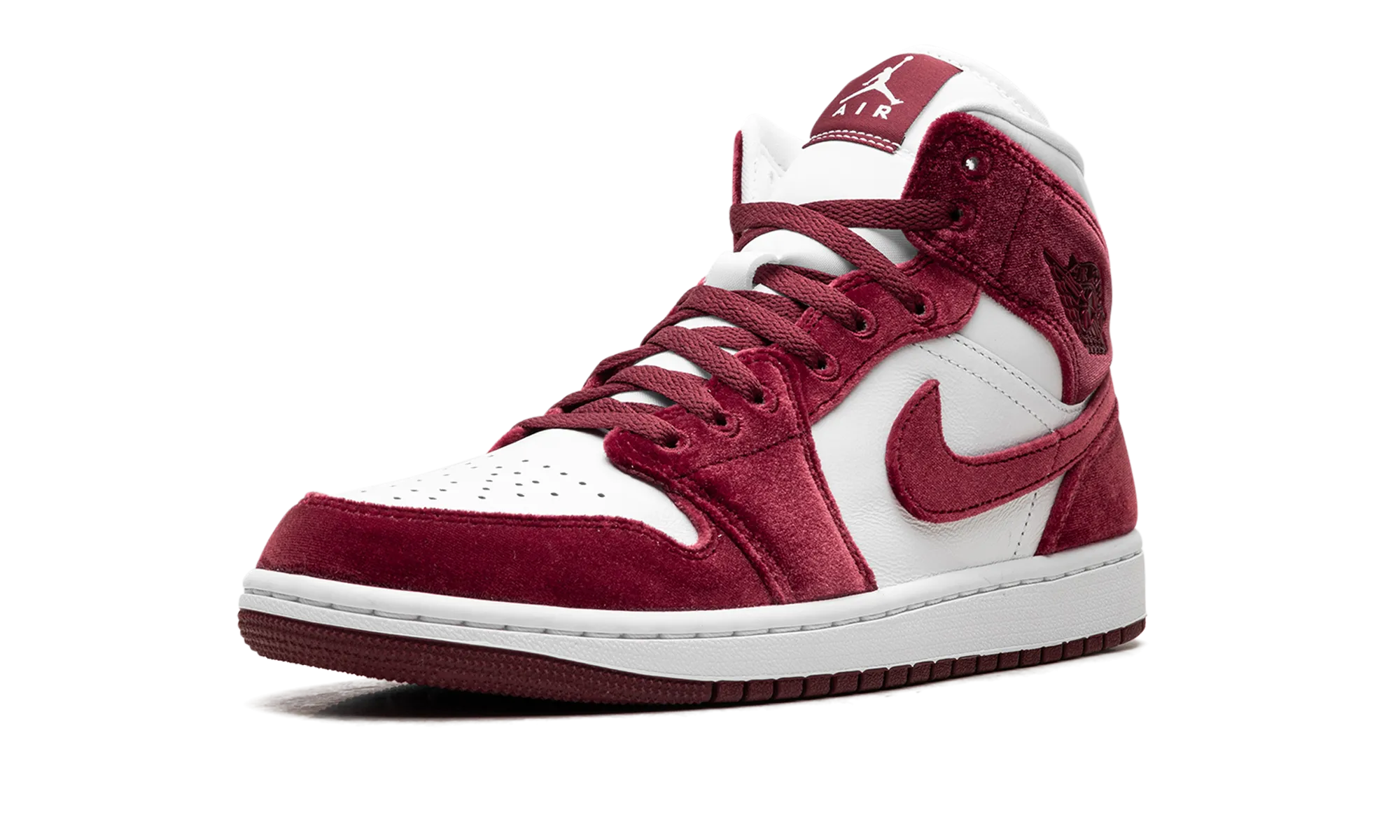 JORDAN 1 MID SE WMNS "Red Velvet" jordan classic womens shoes