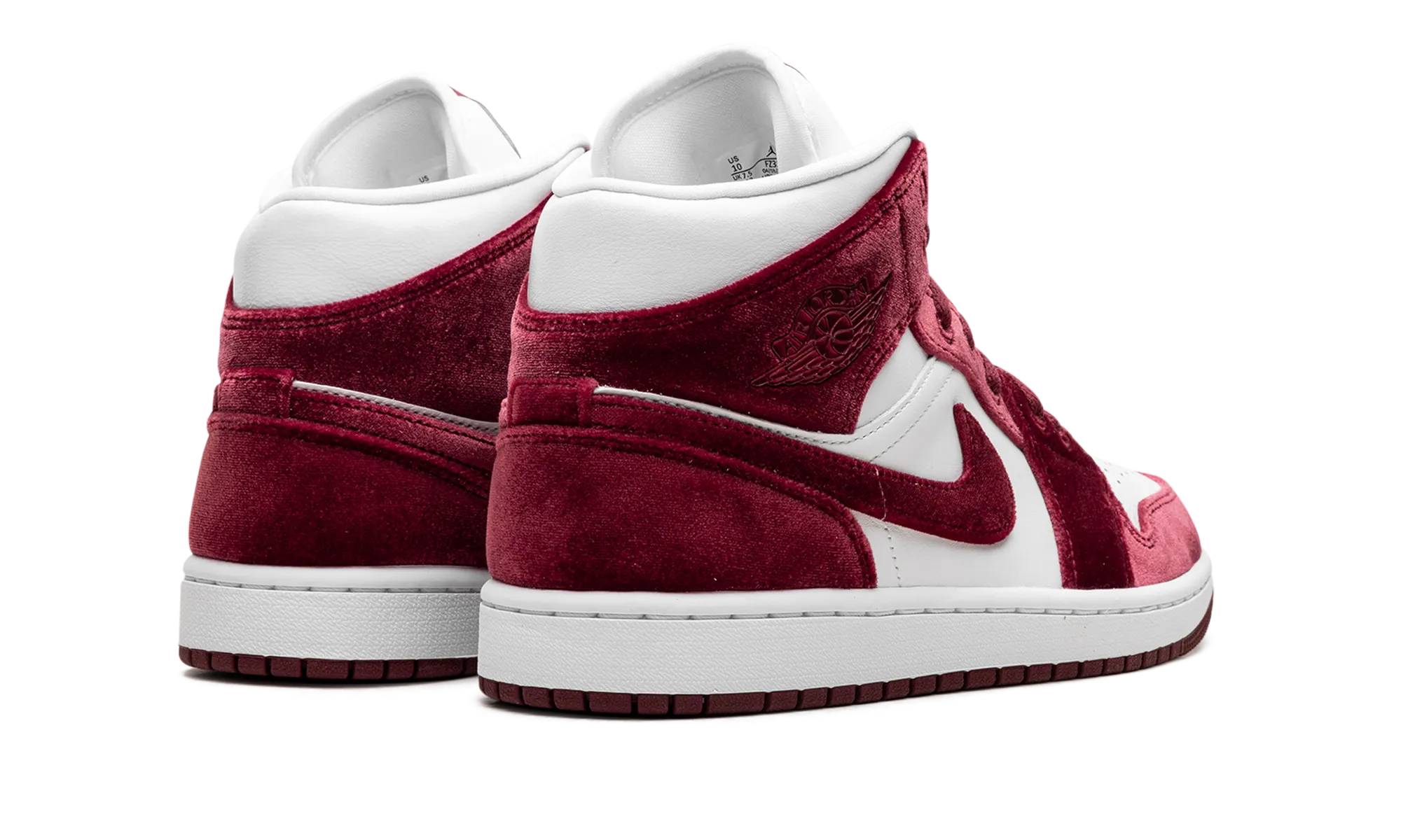JORDAN 1 MID SE WMNS "Red Velvet" jordan classic womens shoes