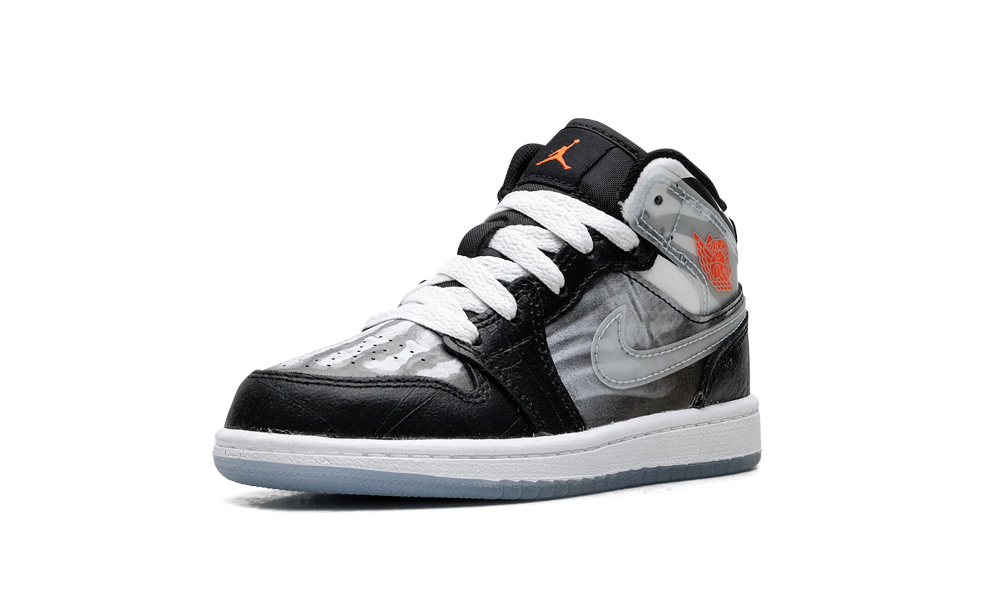 Jordan 1 Mid SS PS "X-Ray" jordan preschool kids shoes