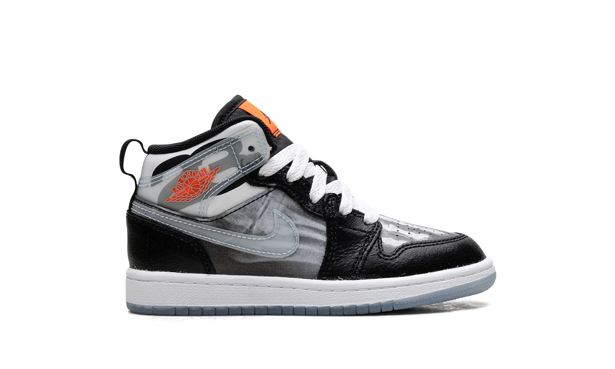 Jordan 1 Mid SS PS "X-Ray" jordan preschool kids shoes