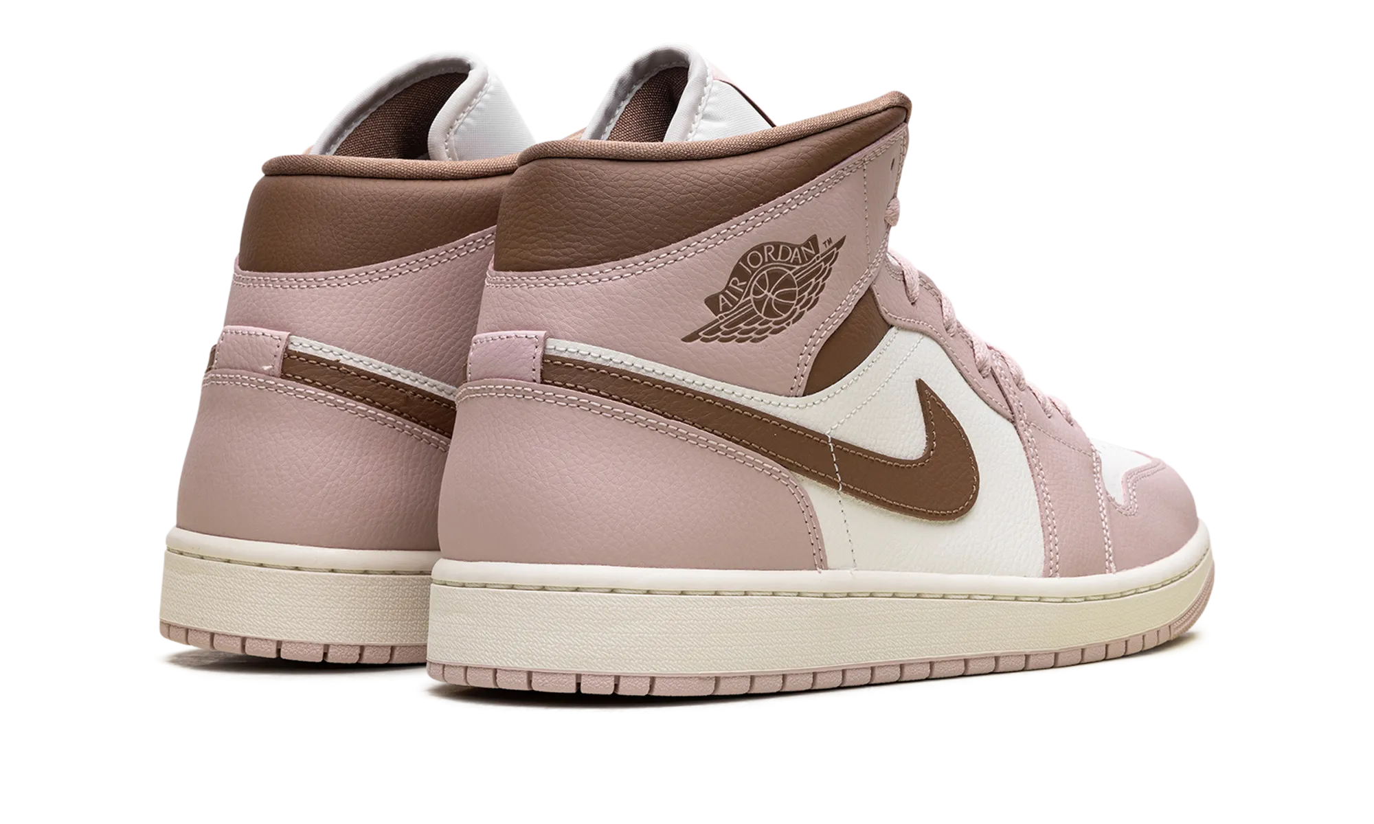 Jordan 1 Mid WMNS "Pink Oxford Brown" jordan classic womens shoes