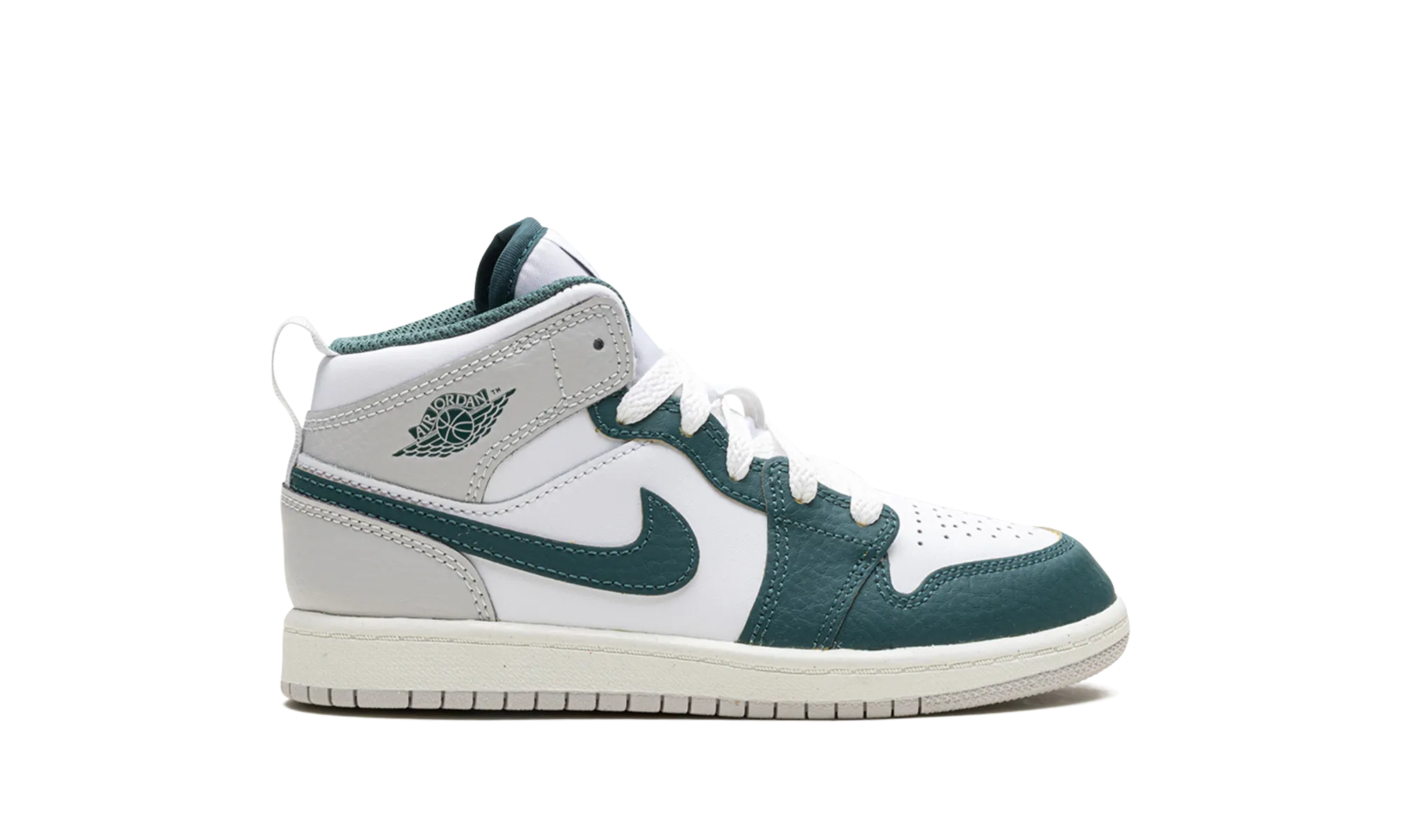 Jordan 1 PS "green" jordan preschool kids shoes