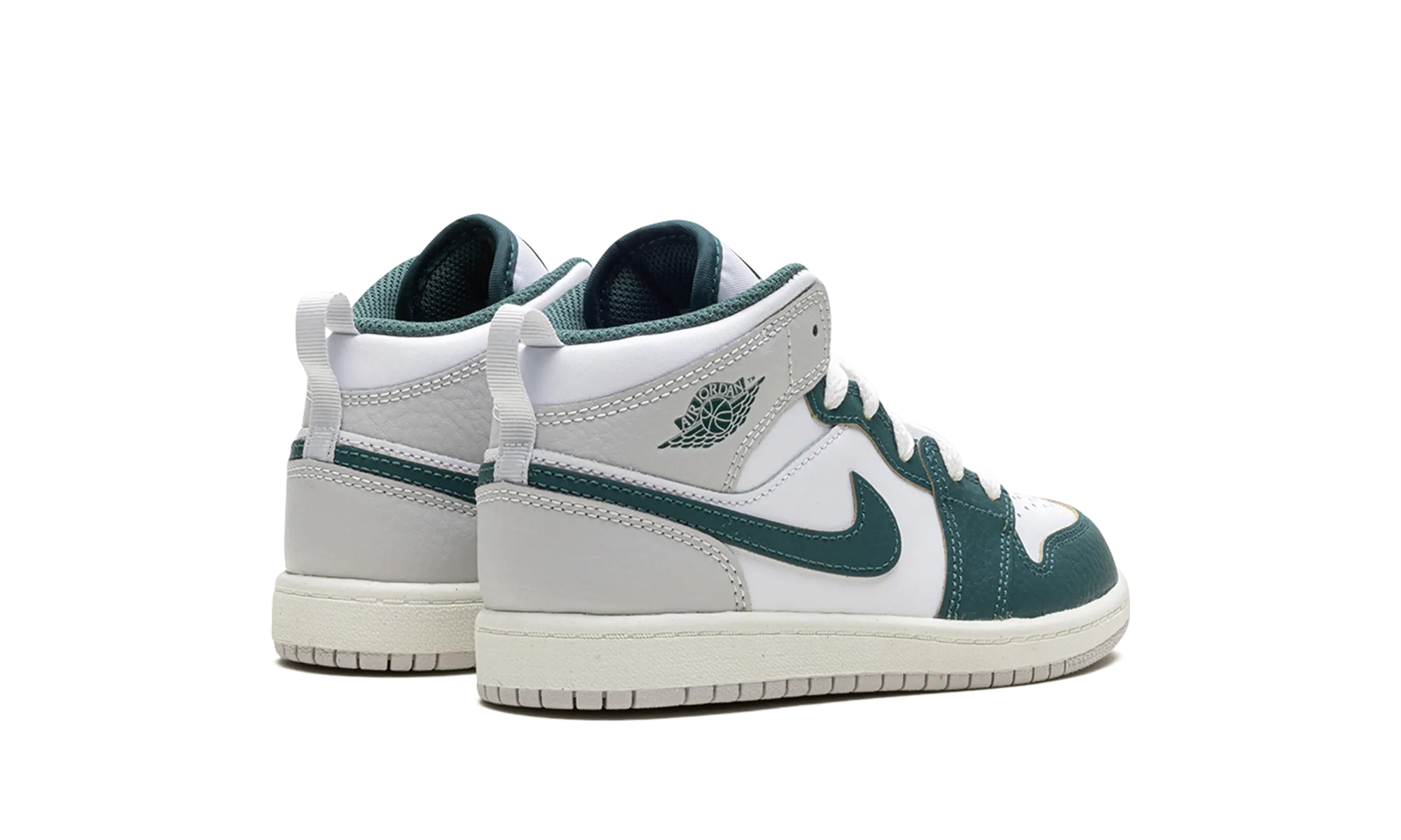 Jordan 1 PS "green" jordan preschool kids shoes