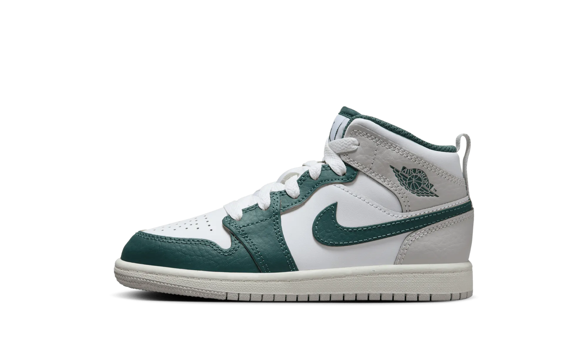 Jordan 1 PS "green" jordan preschool kids shoes