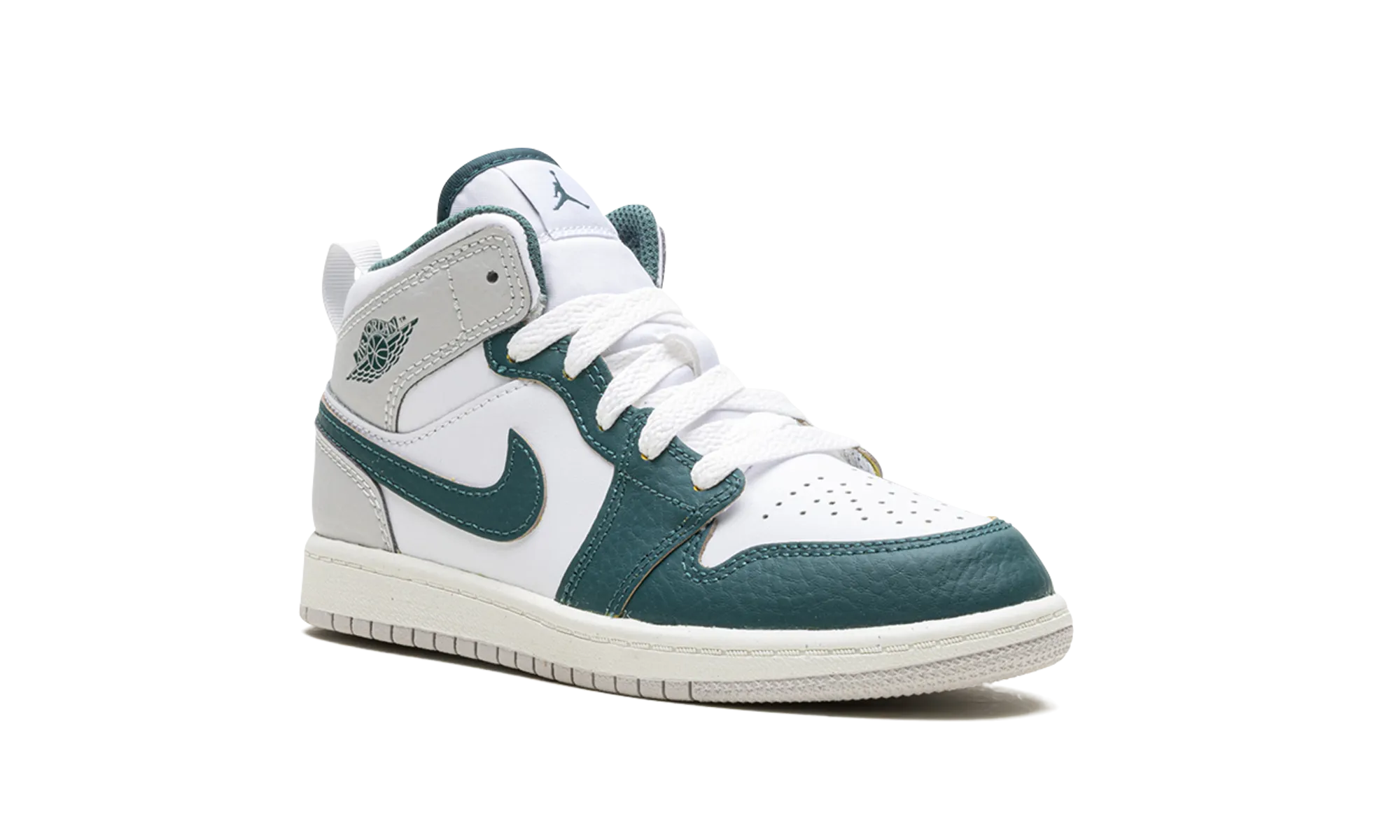 Jordan 1 PS "green" jordan preschool kids shoes