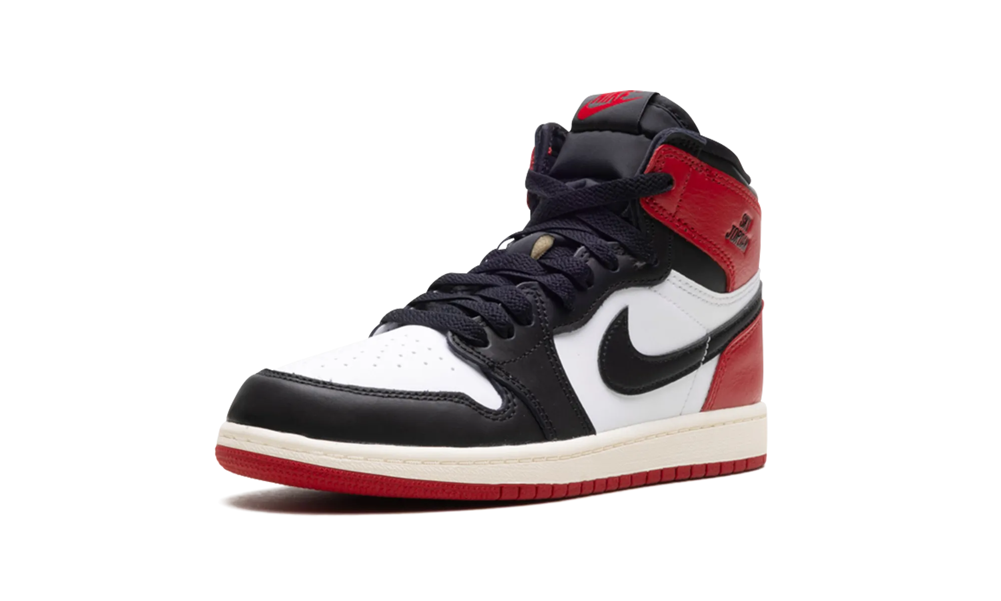 Jordan 1 Retro High OG PS "Black Toe Reimagined" jordan preschool kids shoes